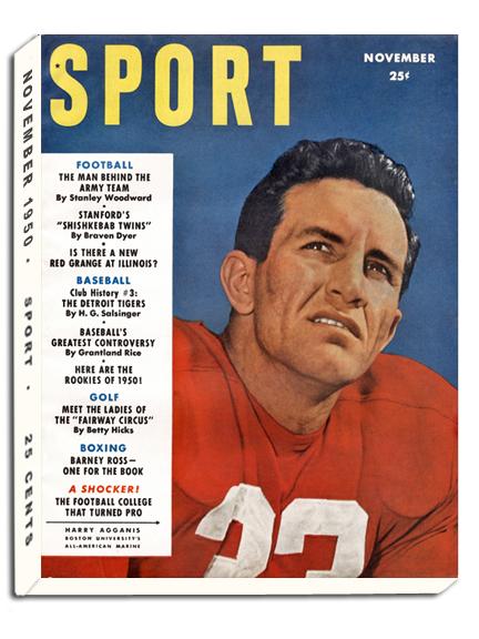 November 1950 SPORT Cover (Harry Agganis, Boston University) – The ...