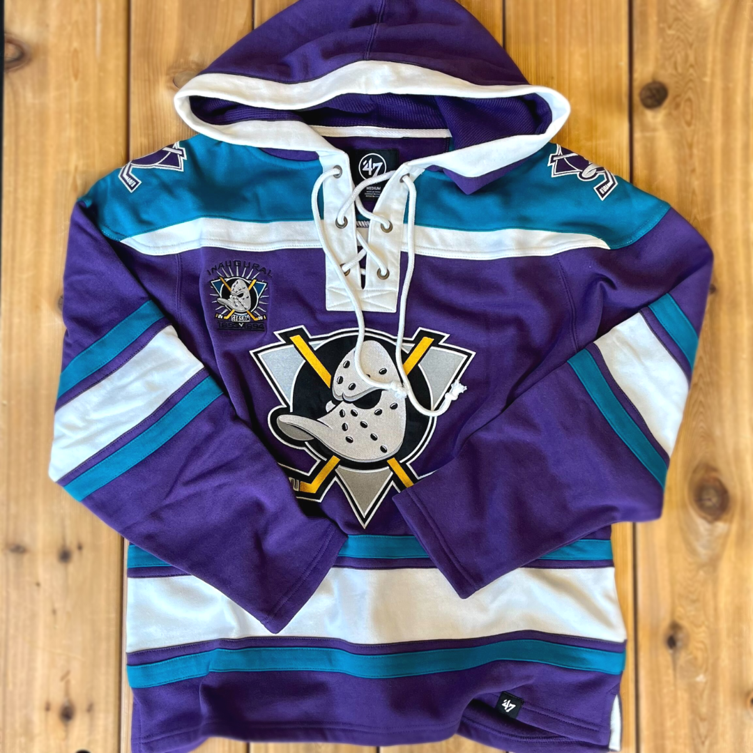 47 Brand Anaheim Ducks Superior Lacer Hoodie Khaki