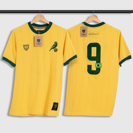 Football Town&#39;s Brazil Tribute Ronaldo O Fenomeno Tee