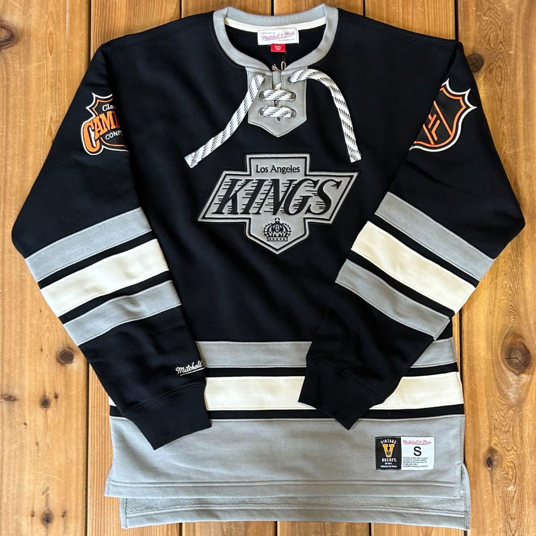Los Angeles Kings Lace Up Vintage Jersey Sweater