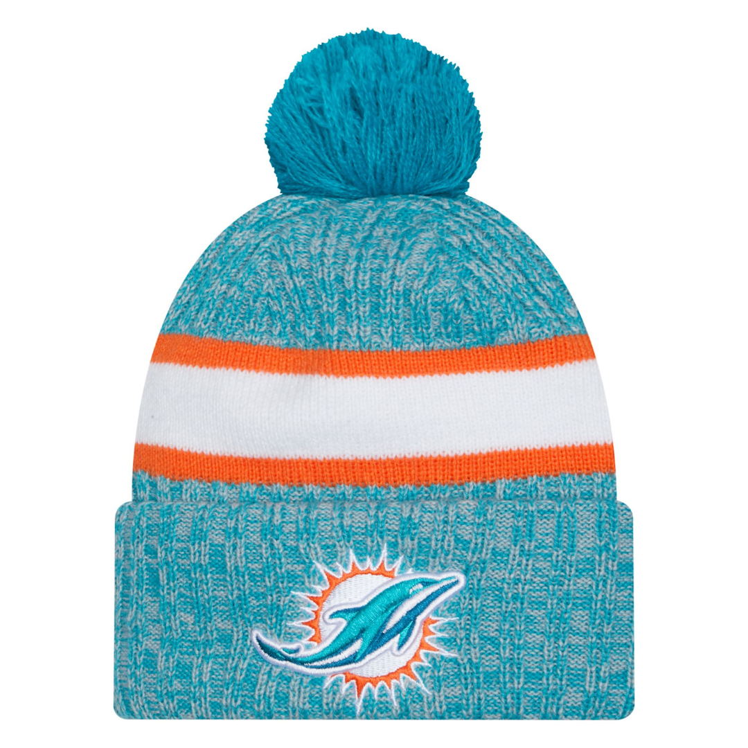 Miami Dolphins New Era NFL23 Sideline Sport Knit Toque