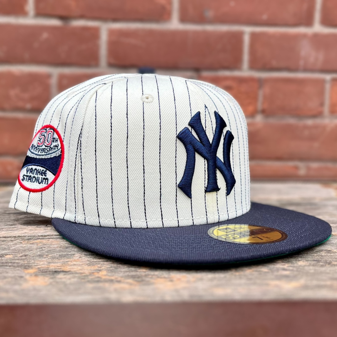 New Era Detroit Tigers Stadium Patch Pinstripe Throwback Edition 59Fifty Fitted  Hat, EXCLUSIVE HATS, CAPS