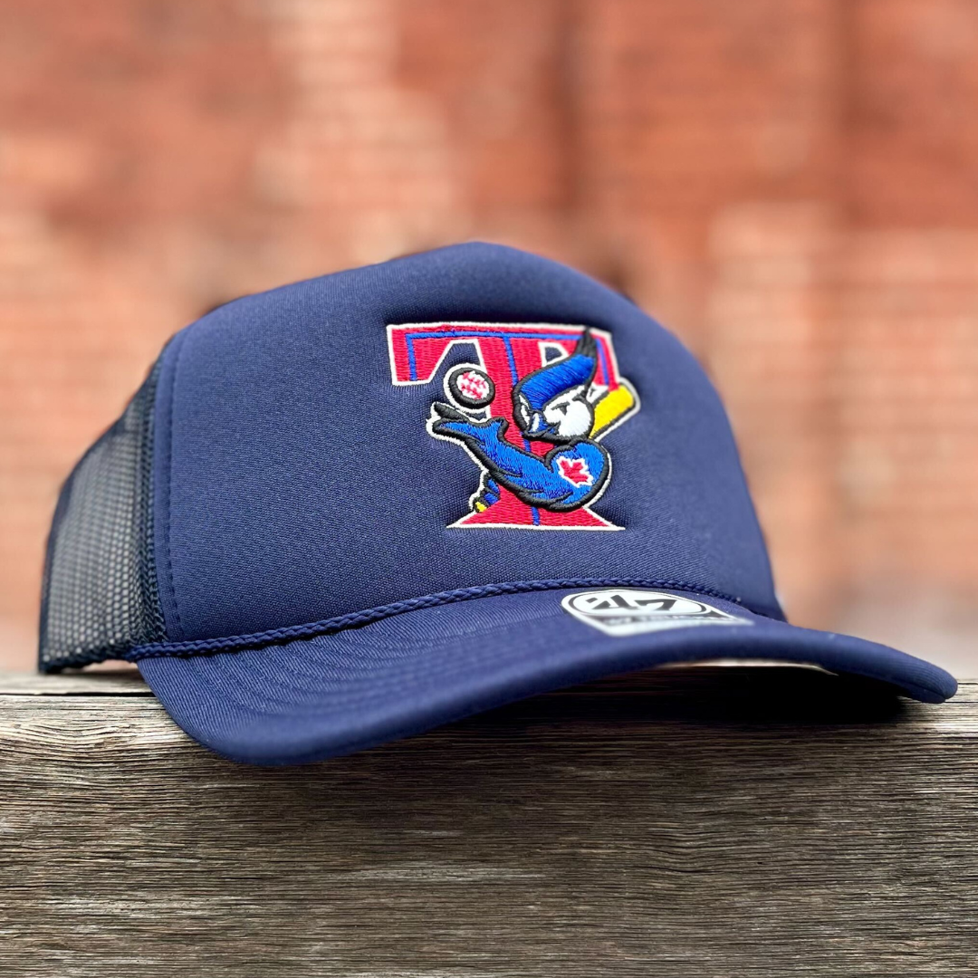 Toronto Blue Jays MLB Mesh Trucker Hat 2003 Logo The Sport Gallery