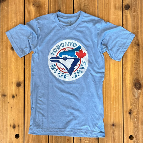 Toronto Blue Jays MLB Distressed (1977 Logo) Cooperstown Tee