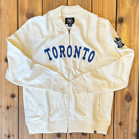 Toronto Maple Leafs Vintage NHL Wax Pack Pro Track Jacket (Cream/1927)