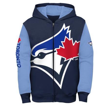 Toronto Blue Jays MLB Poster Board Youth Full Zip Hoody