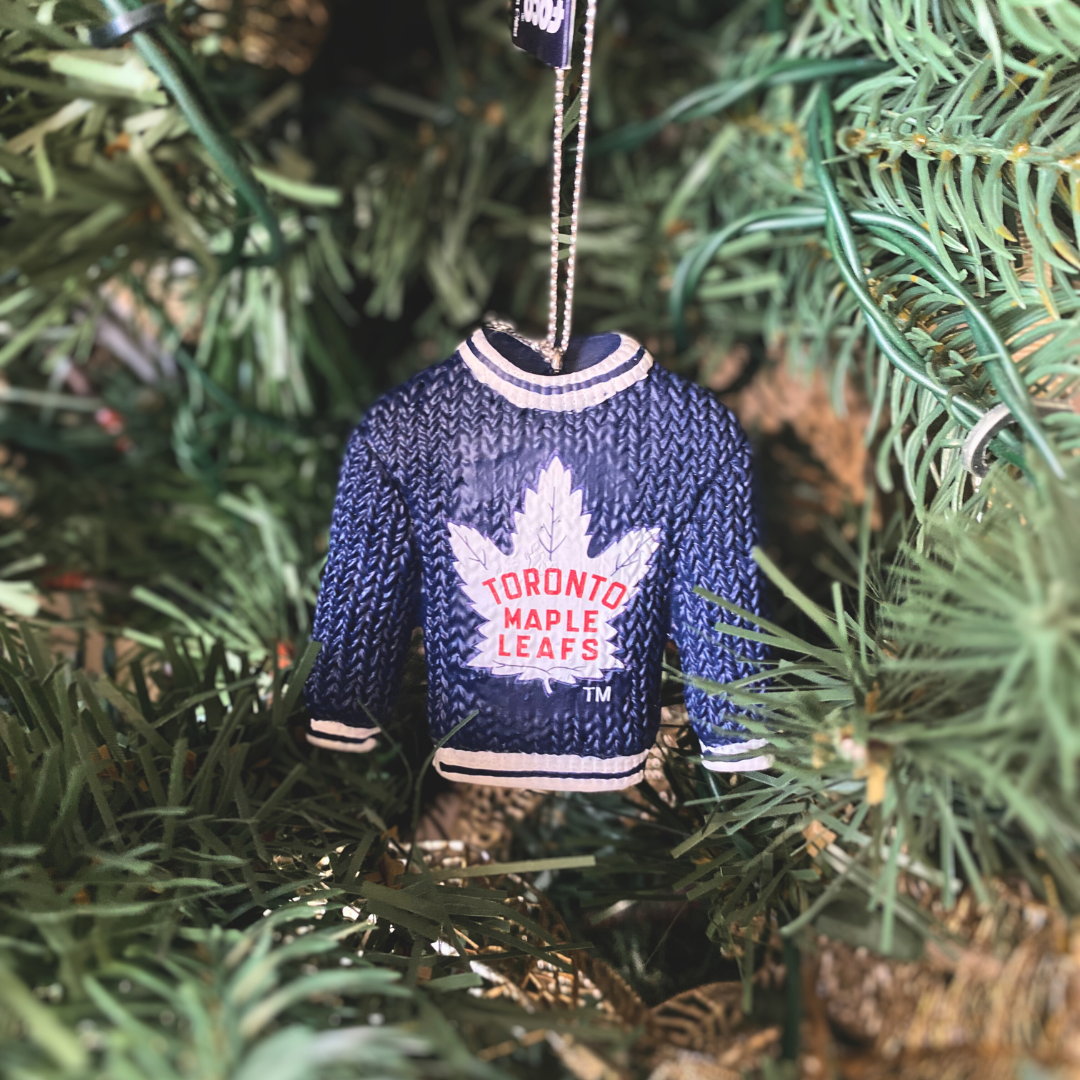 Toronto Maple Leafs Vintage Hockey Sweater Ornament 1940s The Sport Gallery