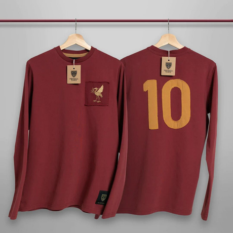 Football Town&#39;s &quot;The Bird 10&quot; Soccer-Inspired Retro Long Sleeve Shirt