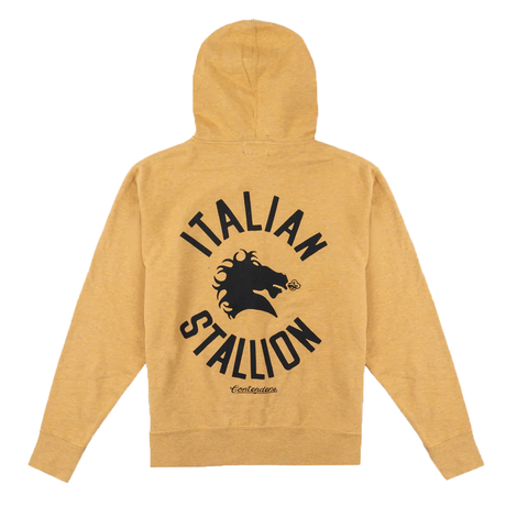 Rocky Balboa Italian Stallion Robe Zip Hoodie (Gold)