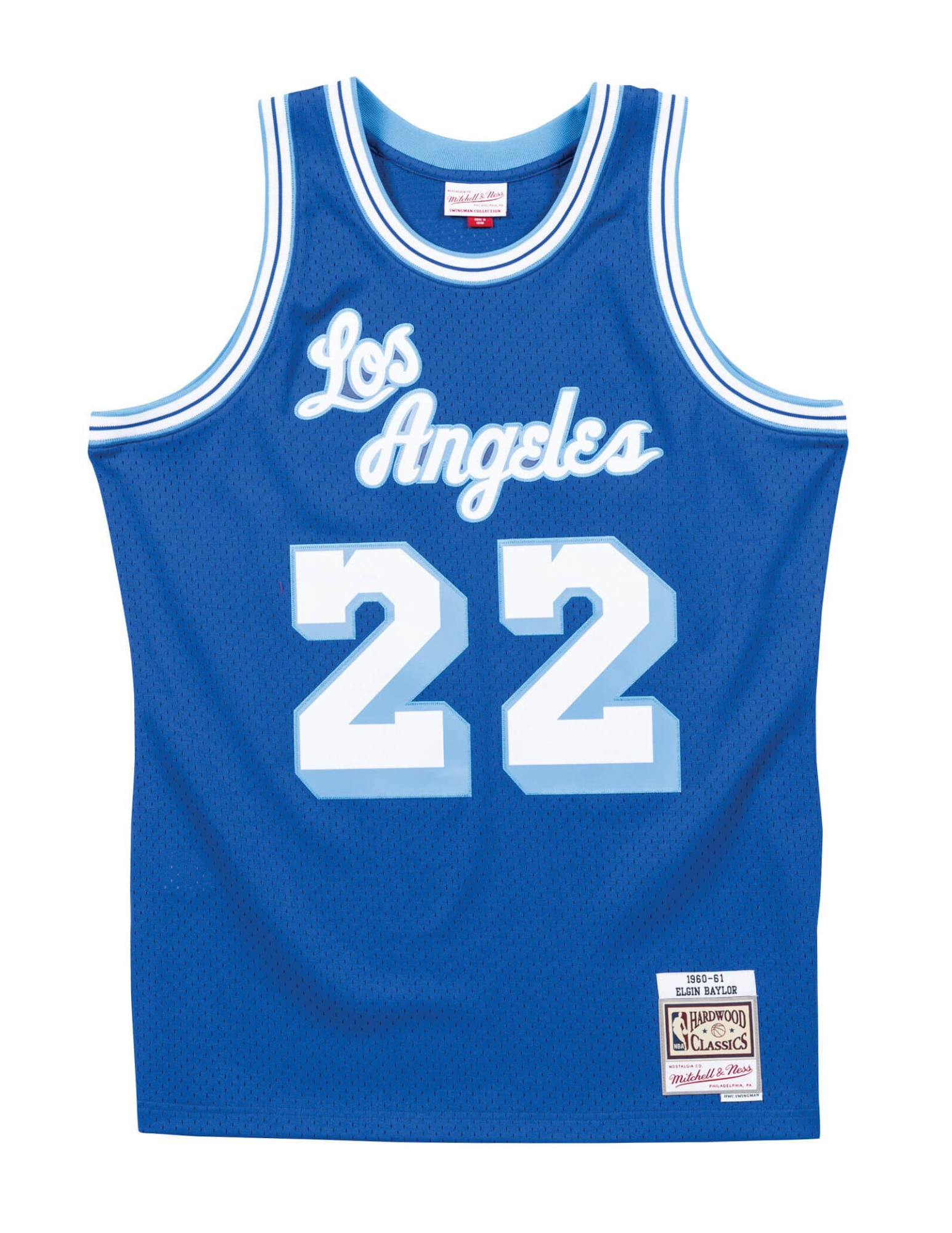 Los Angeles Lakers Elgin Baylor 1960-61 Swingman Jersey (Blue