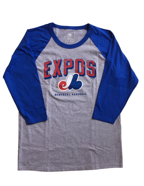 Montreal Expos MLB Break Thru Raglan Tee