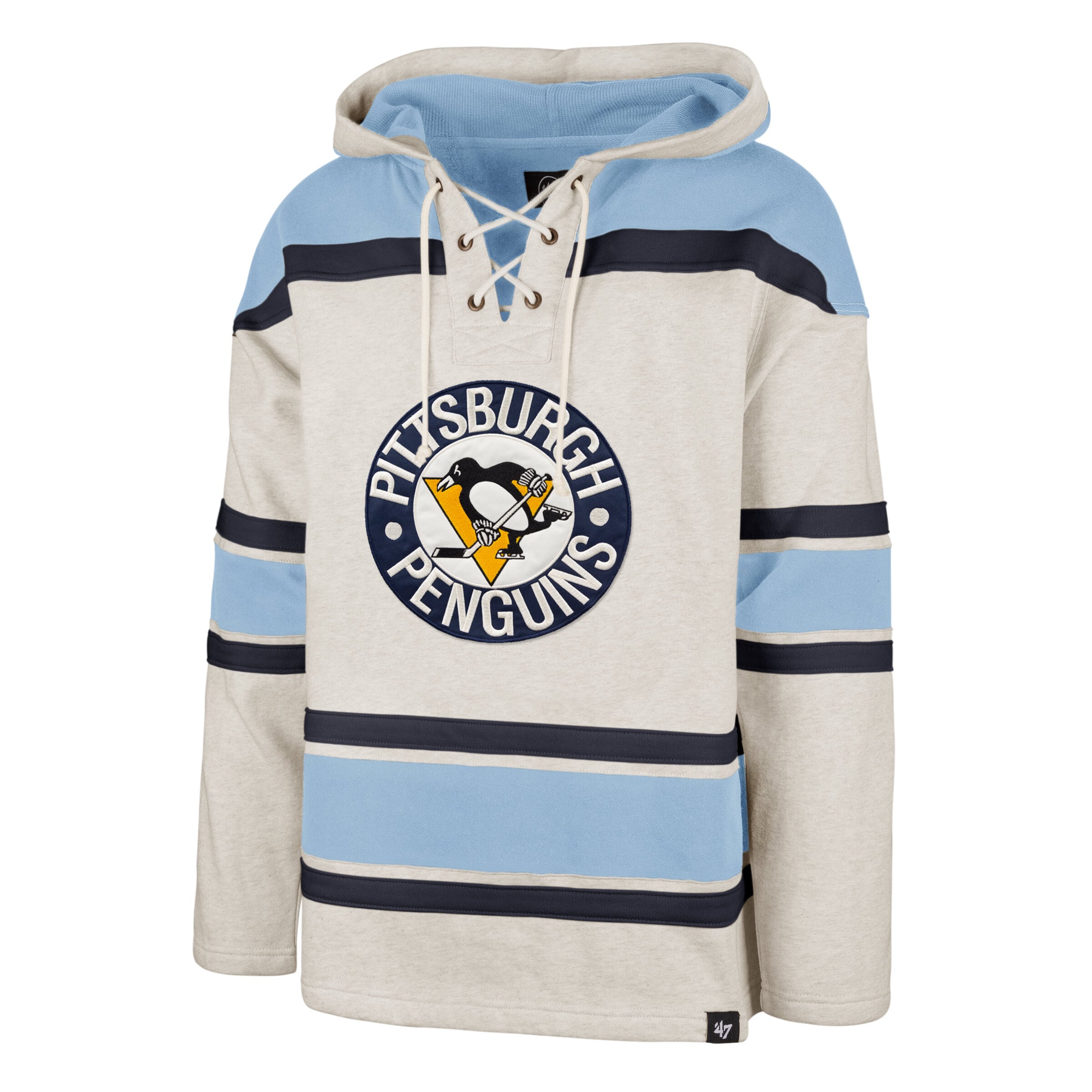 Pittsburgh Penguins 1968 Vintage Hockey Heritage Lacer Hoody