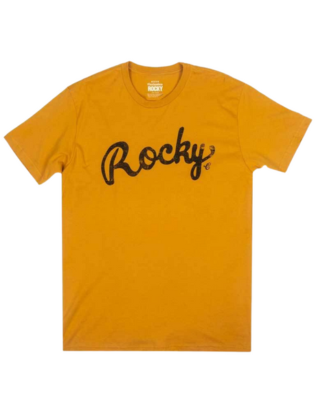 Rocky Balboa Script Tee (Gold)