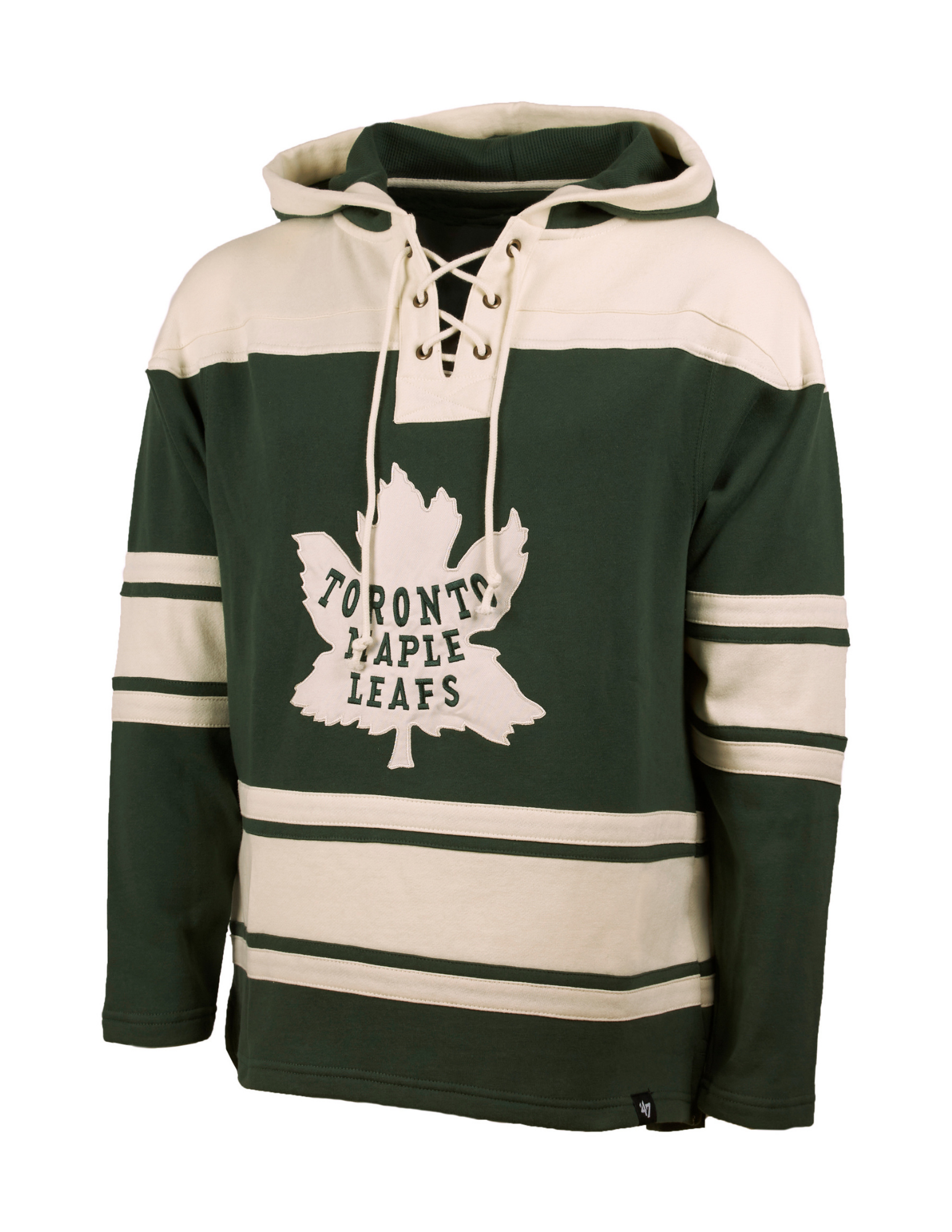 Antigua Toronto Maple Leafs White Victory Long Sleeve Hoodie, White, 52% Cot / 48% Poly, Size L, Rally House