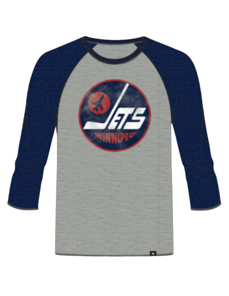 Winnipeg Jets Distressed Raglan